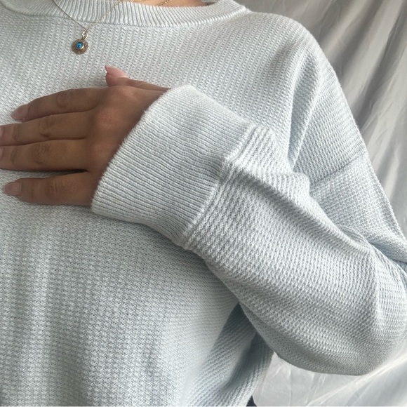 VINCE light Blue Pullover Sweater - Picture 4 of 5